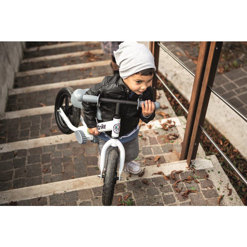 Pista - Steel Balance Bike - 12 EVA Wheels - White - 2/5 years