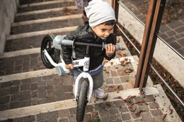 Pista - Steel Balance Bike - 12 EVA Wheels - White - 2/5 years