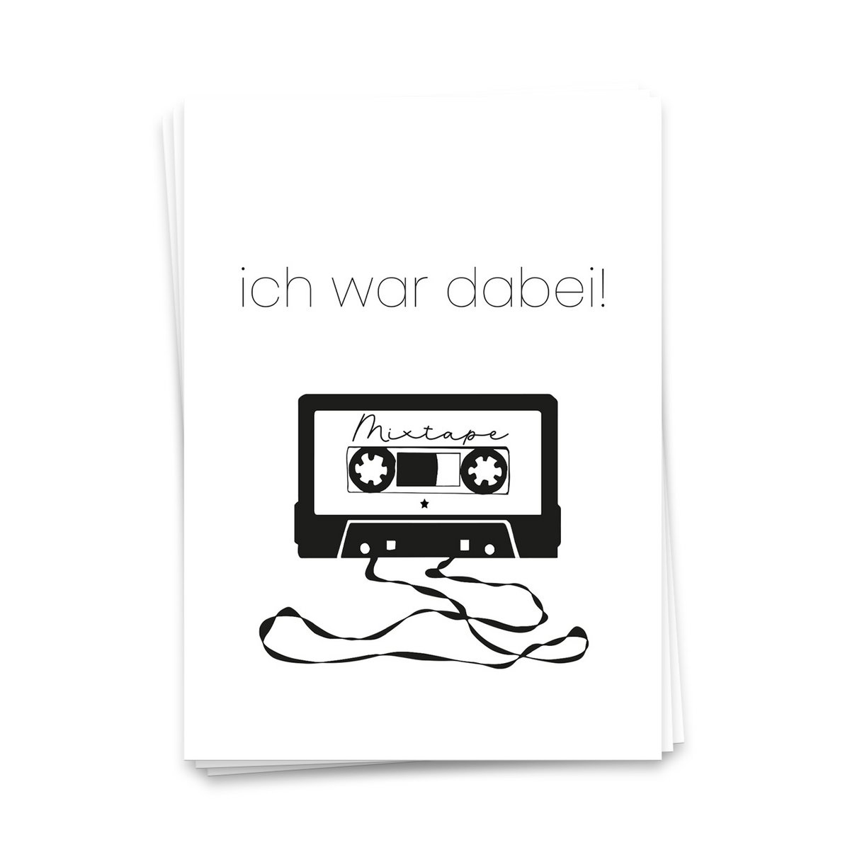 Mixtape - Postkarte 10er Set