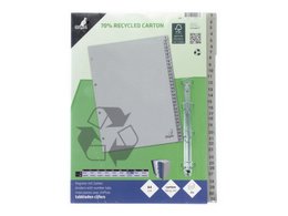 ECO tab Kangaro A4 numbers 180gr gray cardboard 4r 31pcs FSC