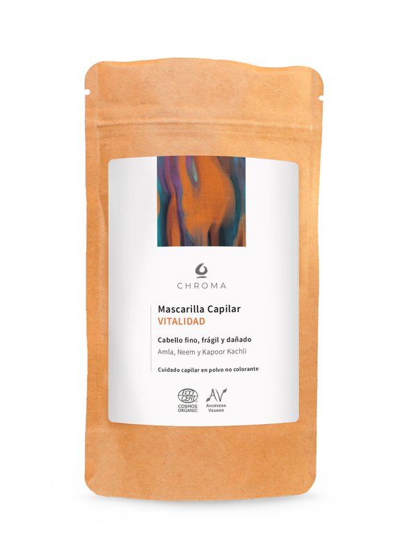Maschera per capelli vitalità | Polvere ayurvedica vegetale al 100% per rinforzare e rivitalizzare i capelli | Maschera per capelli naturali