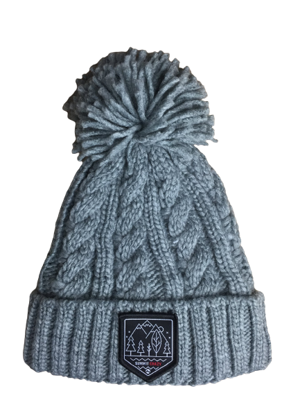 Gorro de punto trenzado Blakehope Gris
