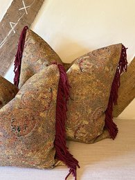 Coussin décoratif fait main Abby 50x50