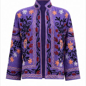 HS Airy Cotton Damenjacke mit Ornamentdruck – mehrere Farben