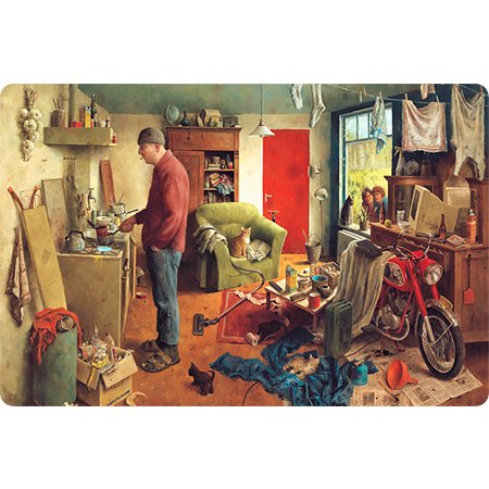 Placemat - A Man's World, Marius van Dokkum