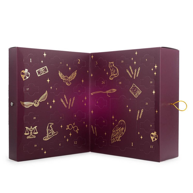 Adventskalender Harry Potter™ med fyrfadslys duftlampe + 24 x duftvoks