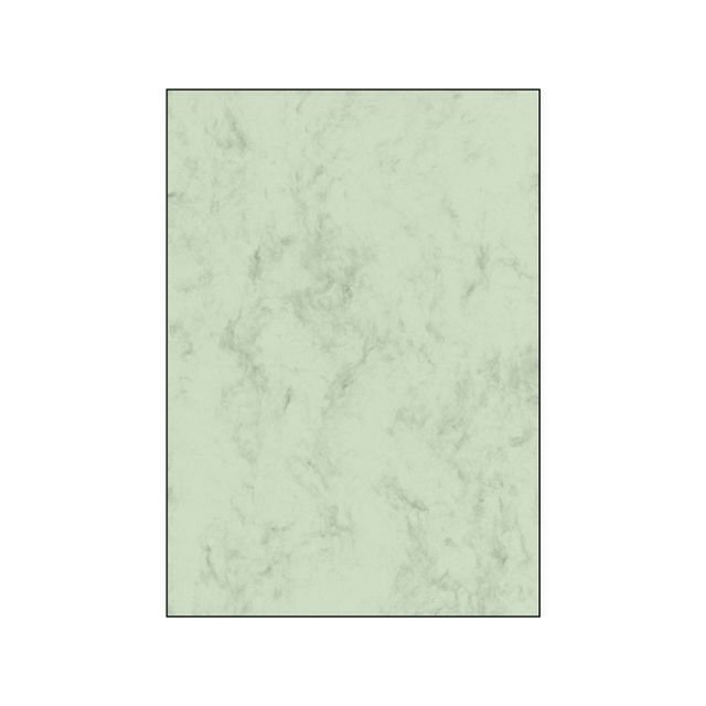 Design paper Sigel A4 200gsm marble green pack of 50 sheets