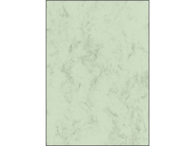 Design paper Sigel A4 200gsm marble green pack of 50 sheets