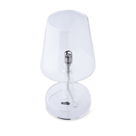 Olielamp Salon clear chrome