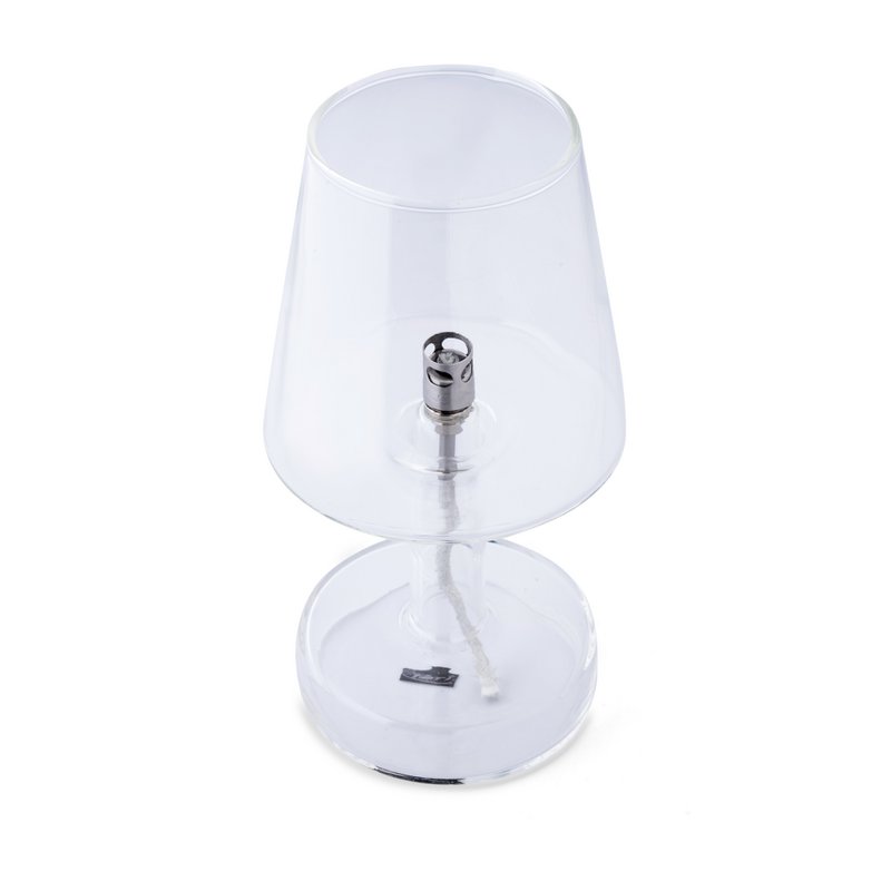 Olielamp Salon clear chrome