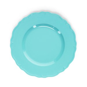 Melamine plate (20cm) - Pale blue
