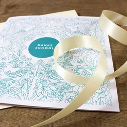 Greeting card thank you