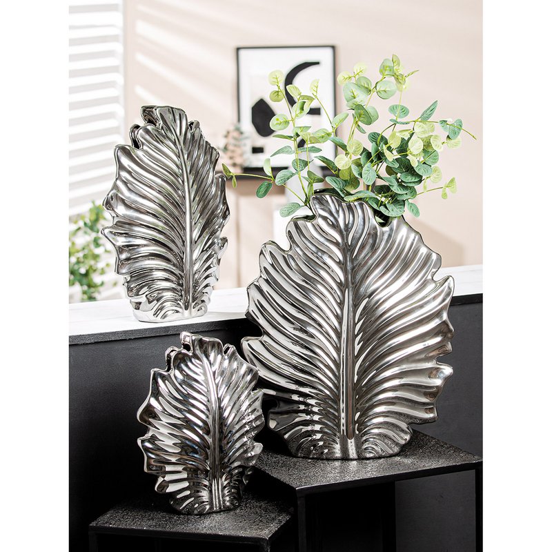 Vase Blatt Monstera H.30 cm