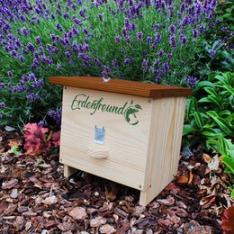 Maison à bourdons ERDENFREUND® avec volet anti-mites de cire