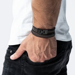 Leather bracelet "Wrap"