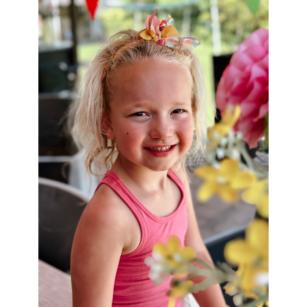 Bandana Ketting "Black White" Kids