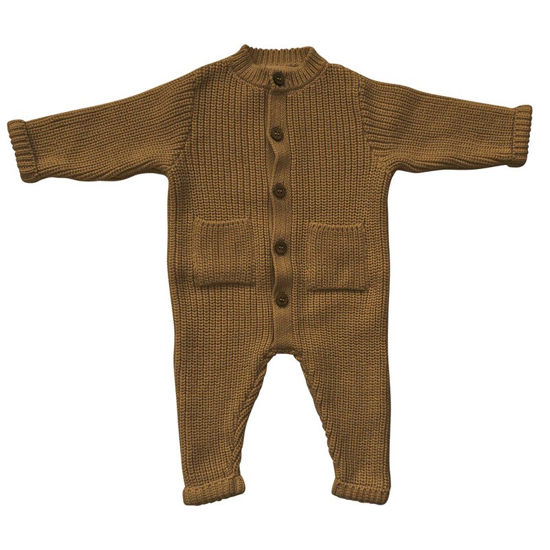 Playsuit 62/68 Knitted Olive