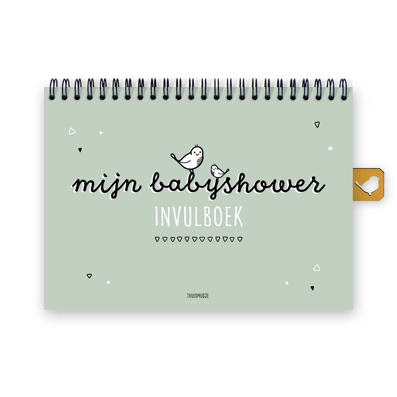 Min baby shower udfyldningsbog A5