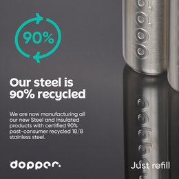 Borraccia riutilizzabile in acciaio Dopper da 800 ml