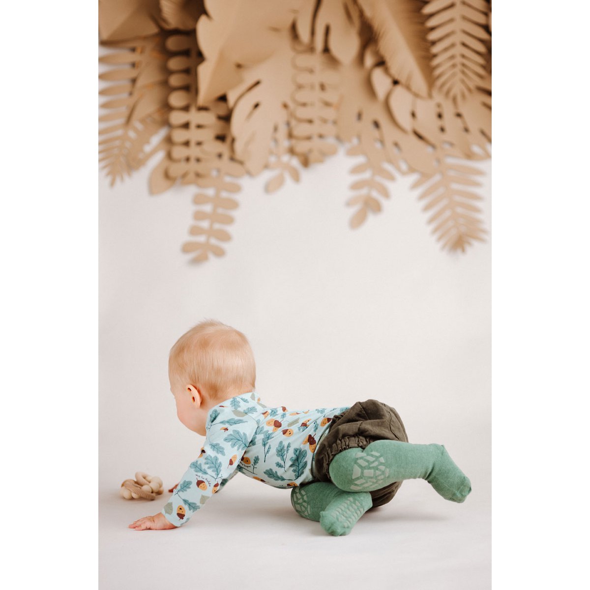 Baby-kravle-tights "Forest tales"