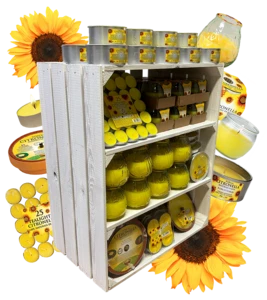 Houten Display Citronella