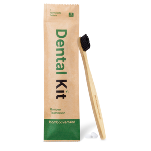 Eco-Friendly Dental Kit | Bamboo Toothbrush + Toothpaste Tablets