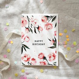Biglietto d'auguri · Buon Compleanno | Rose