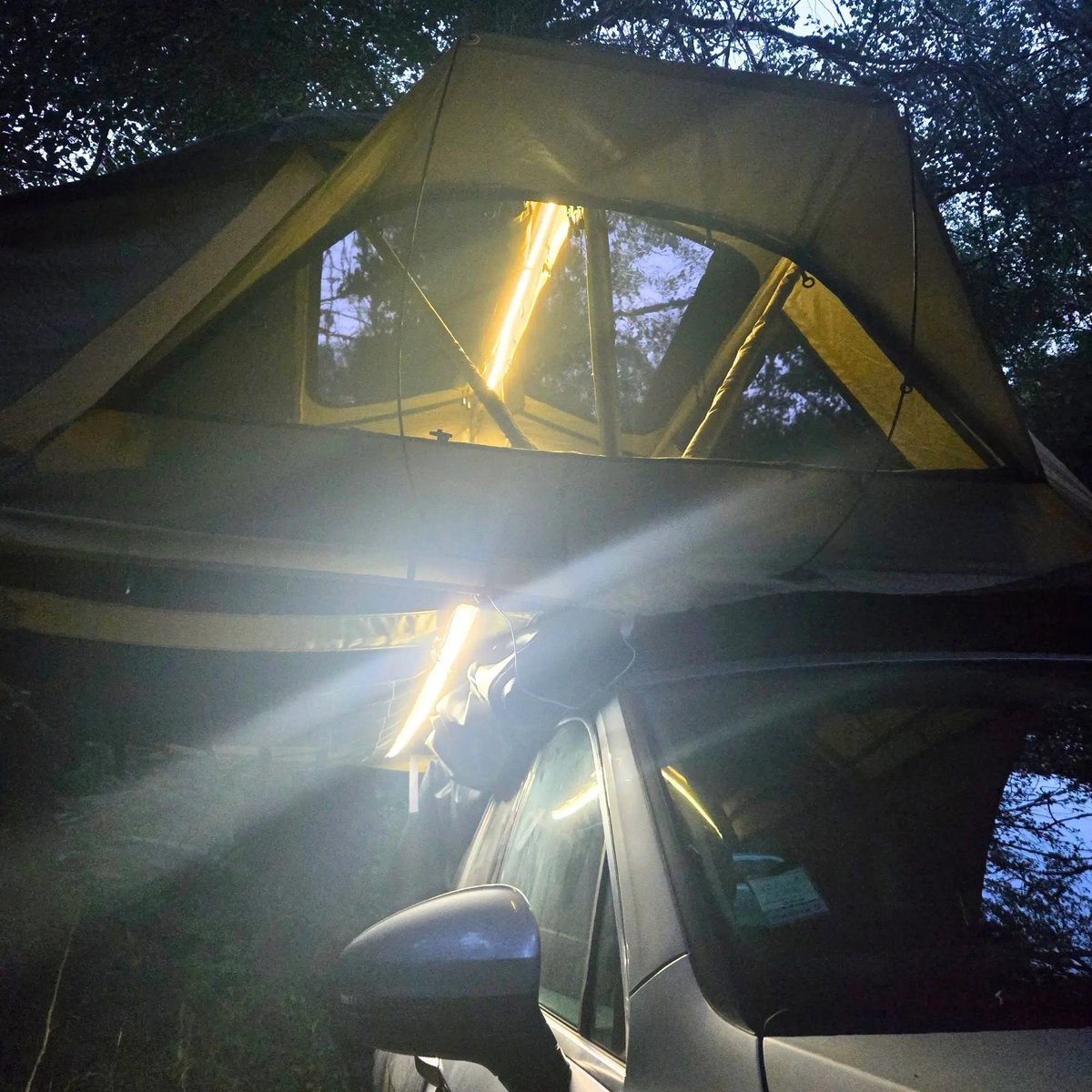 Tienda de campaña con techo para camping con tira LED - Flexible 1,3 M - Resistente al agua
