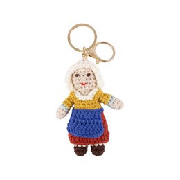Crochet Keyring Milkmaid