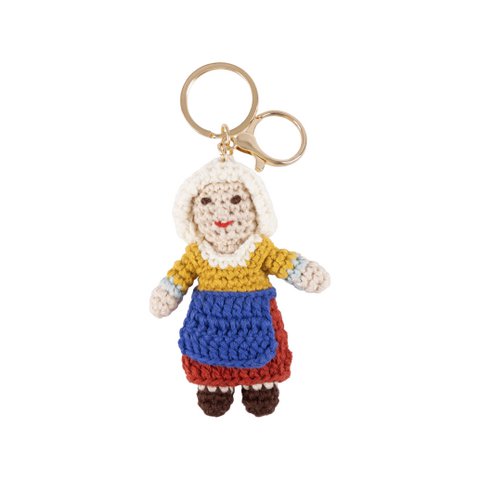 Crochet Keyring Milkmaid
