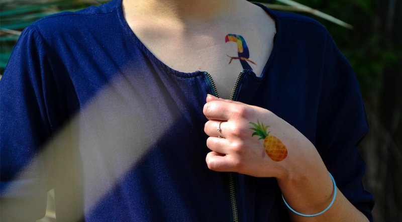 Tijdelijke tattoo: Toekan x5