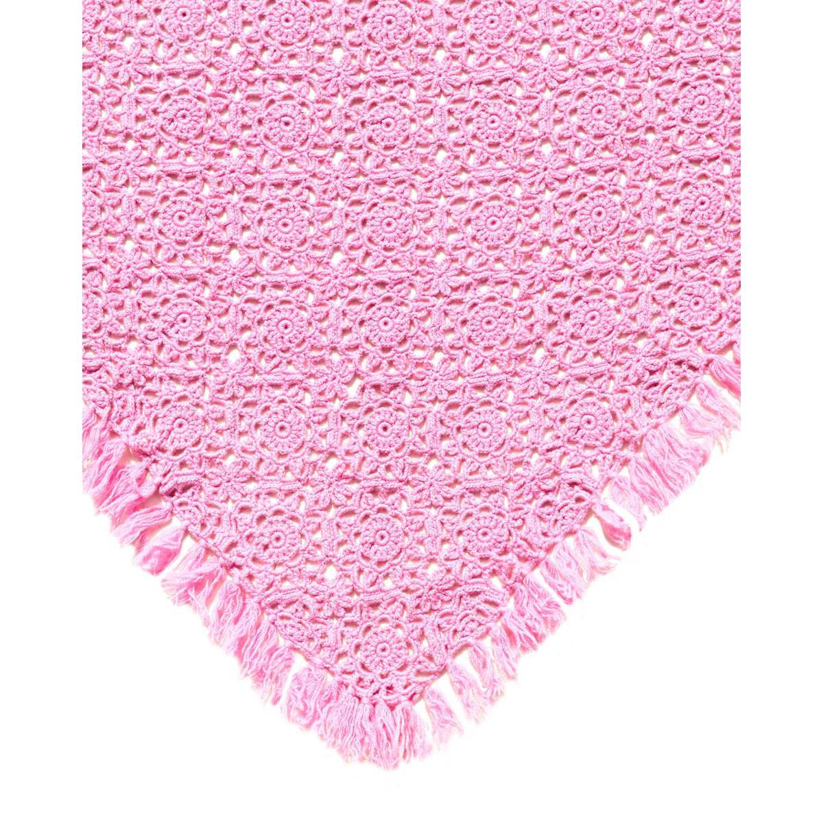 Cashmere scarf LA PAZ hand crocheted triangle