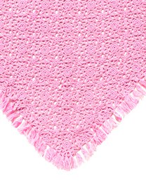 Cashmere scarf LA PAZ hand crocheted triangle