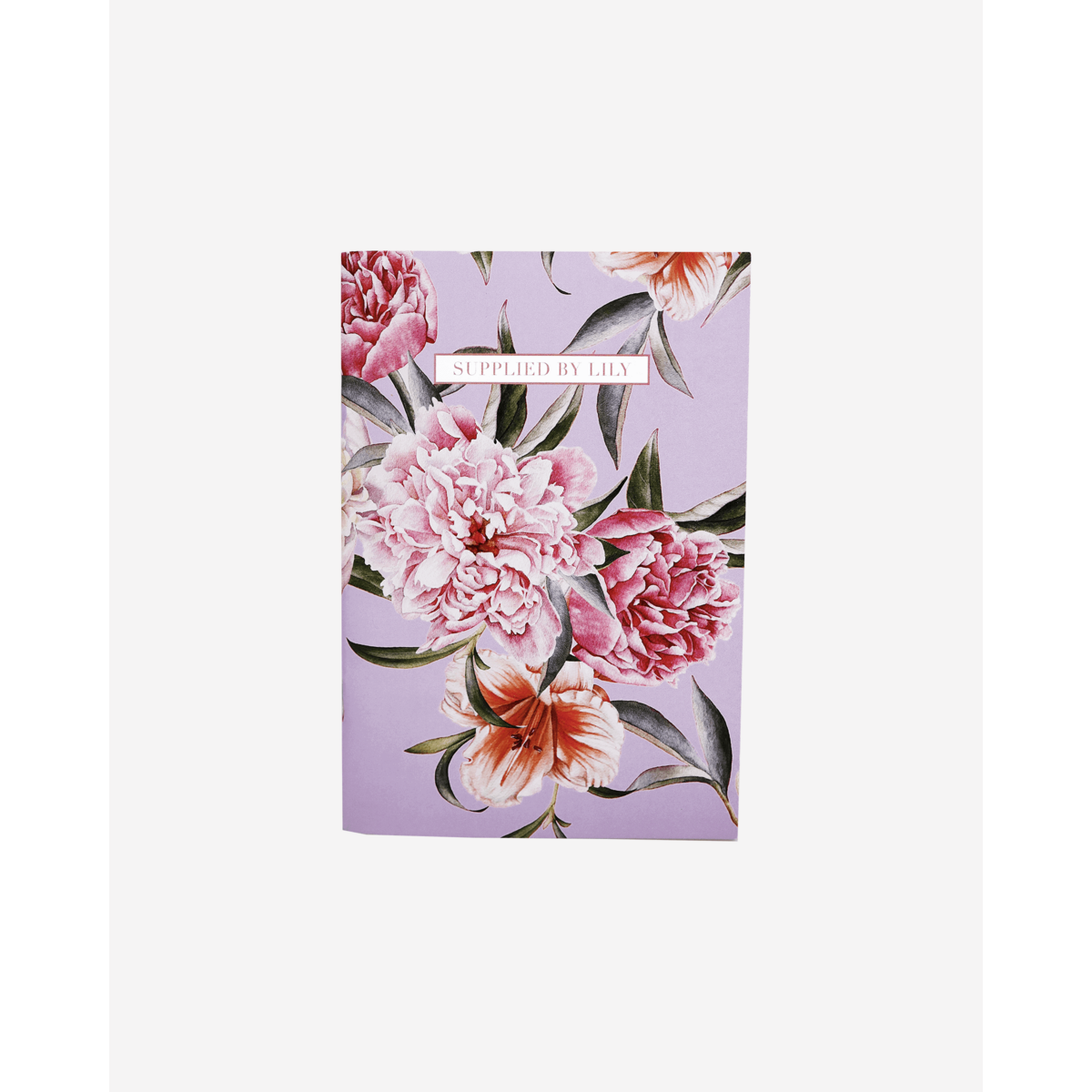 A5 Notebook in Luxurious Lilac Floral