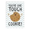 Greeting card Postcard Get well soon card // Kawaii You're One Tough Cookie!