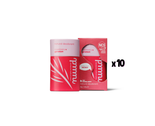 Déodorant Vegan - Stick Romarin x Géranium (x10)