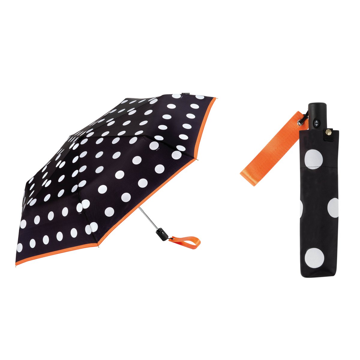 Open and Close Folding Umbrella "Orange Blossom" | Windproof | UV50+ | Climate M&P