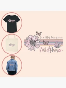 Kleidungstransfer Wildblume