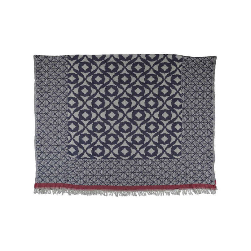 Jacquard Hamam Plaid 'May' 170x130 cm