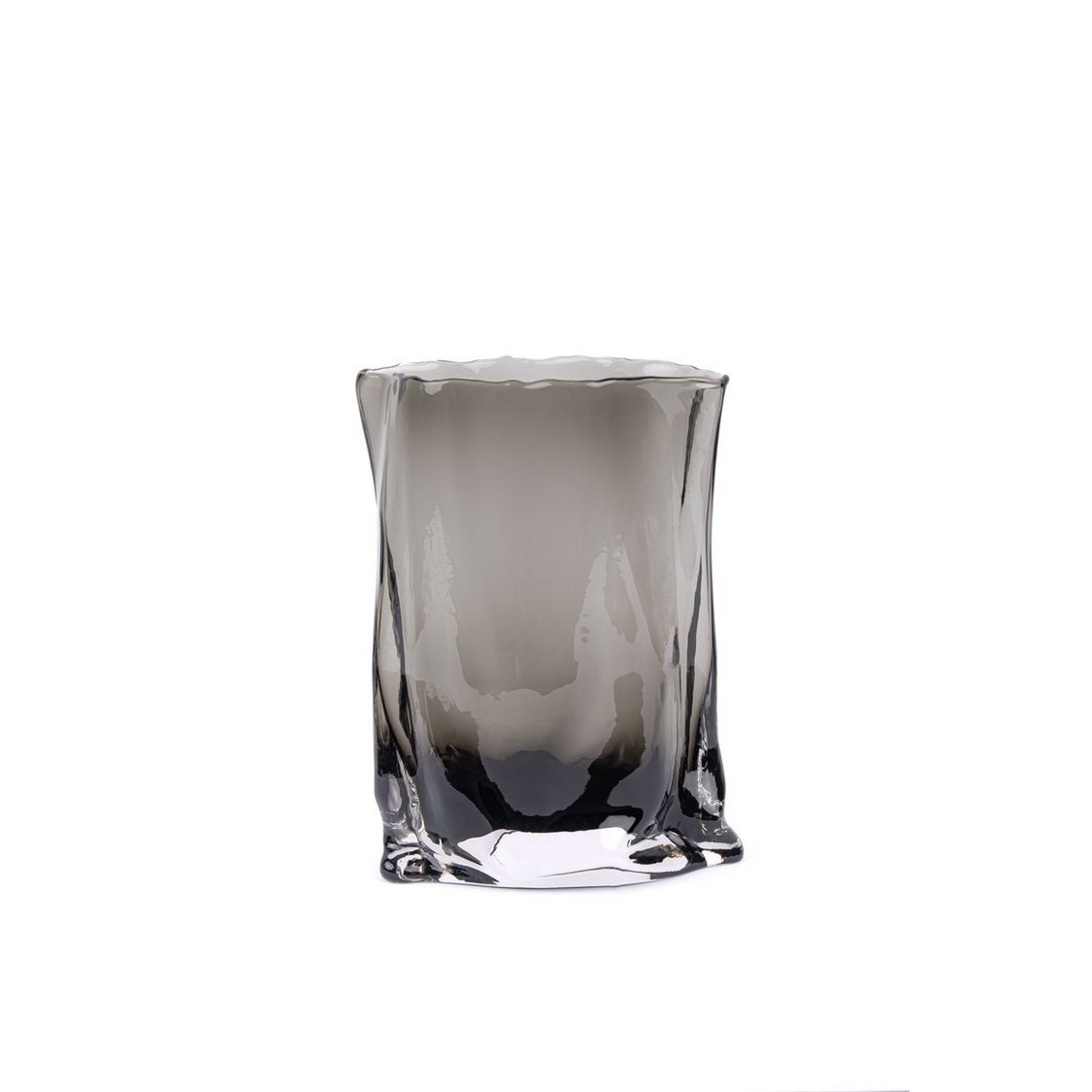 POCKET GREY GLASS VASE