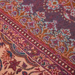 Oosterse rode FARAH plaid