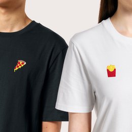 POMMES unisex T-shirt made of organic cotton