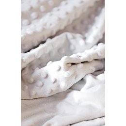 EXTRA-SOFT BLANKET 80X110 CMS - MOD. BUBBLES - WHITE