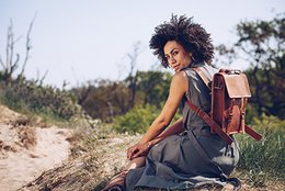 Mochila de cuero Vaya 14"