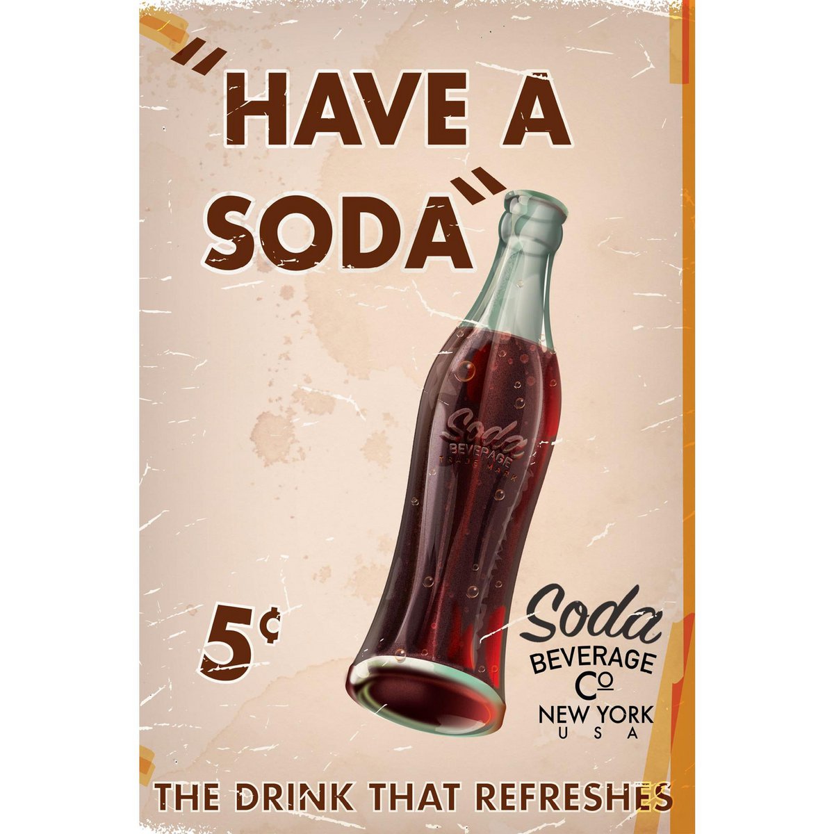 Blechschild - Have A Soda 20x30cm
