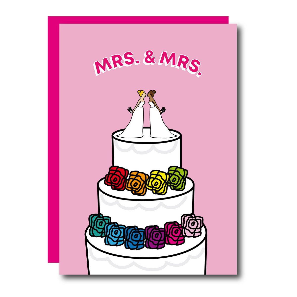Carte de voeux Mme & Mme Cake