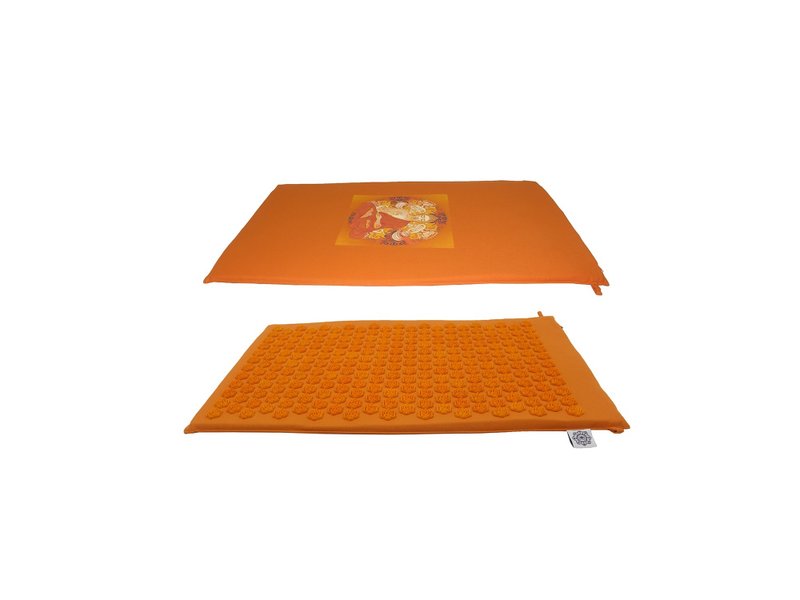 Acupressure/ Shakti Mat Orange With Orange Spike (Buddha)