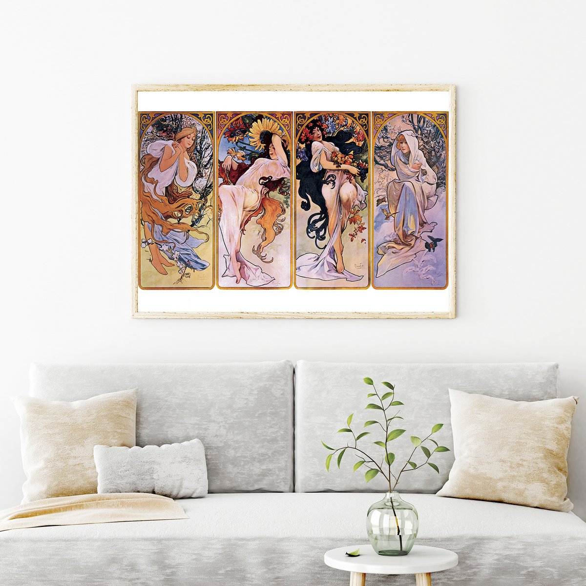 Poster Alfonse Mucha - Four Seasons