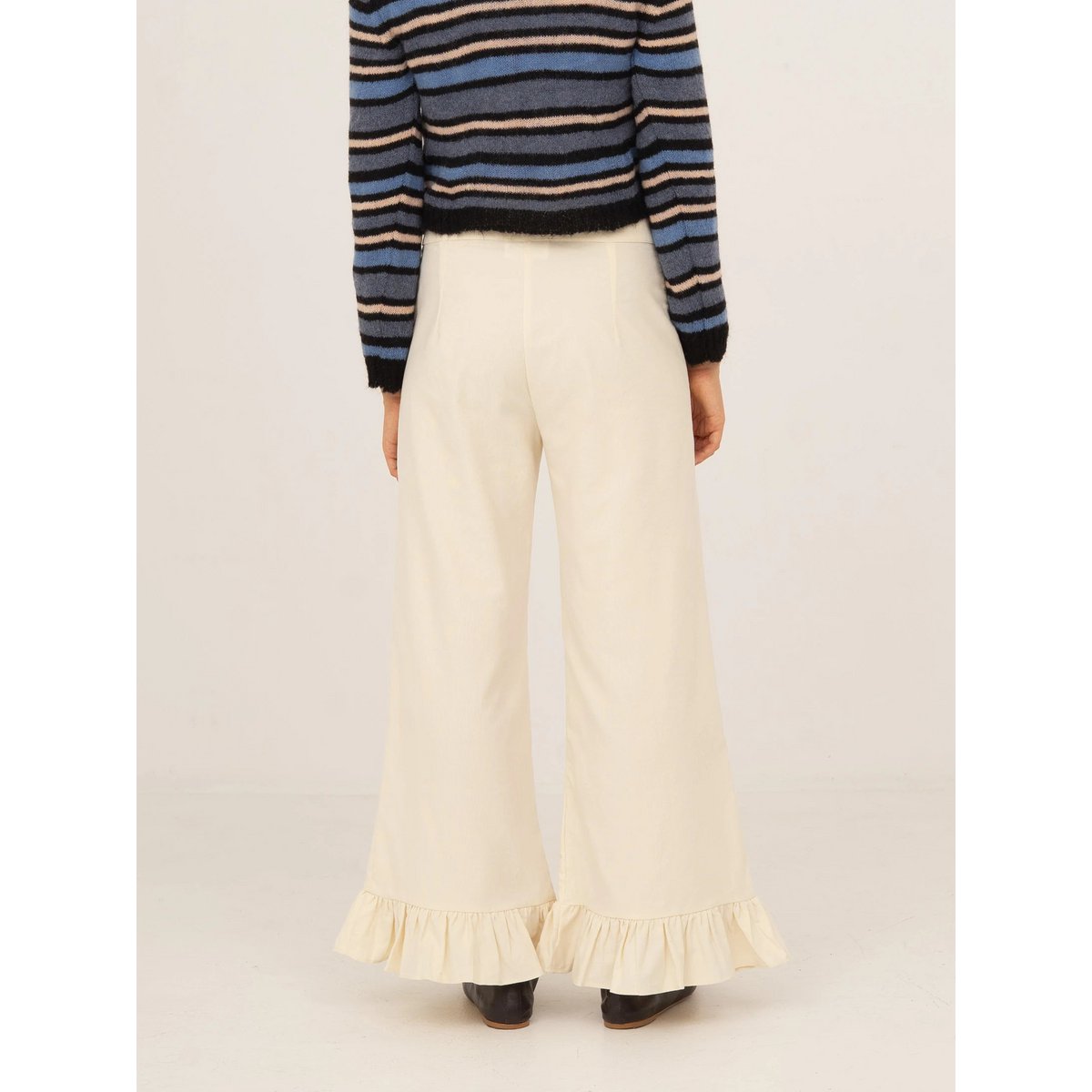 Tender White Corduroy Pants