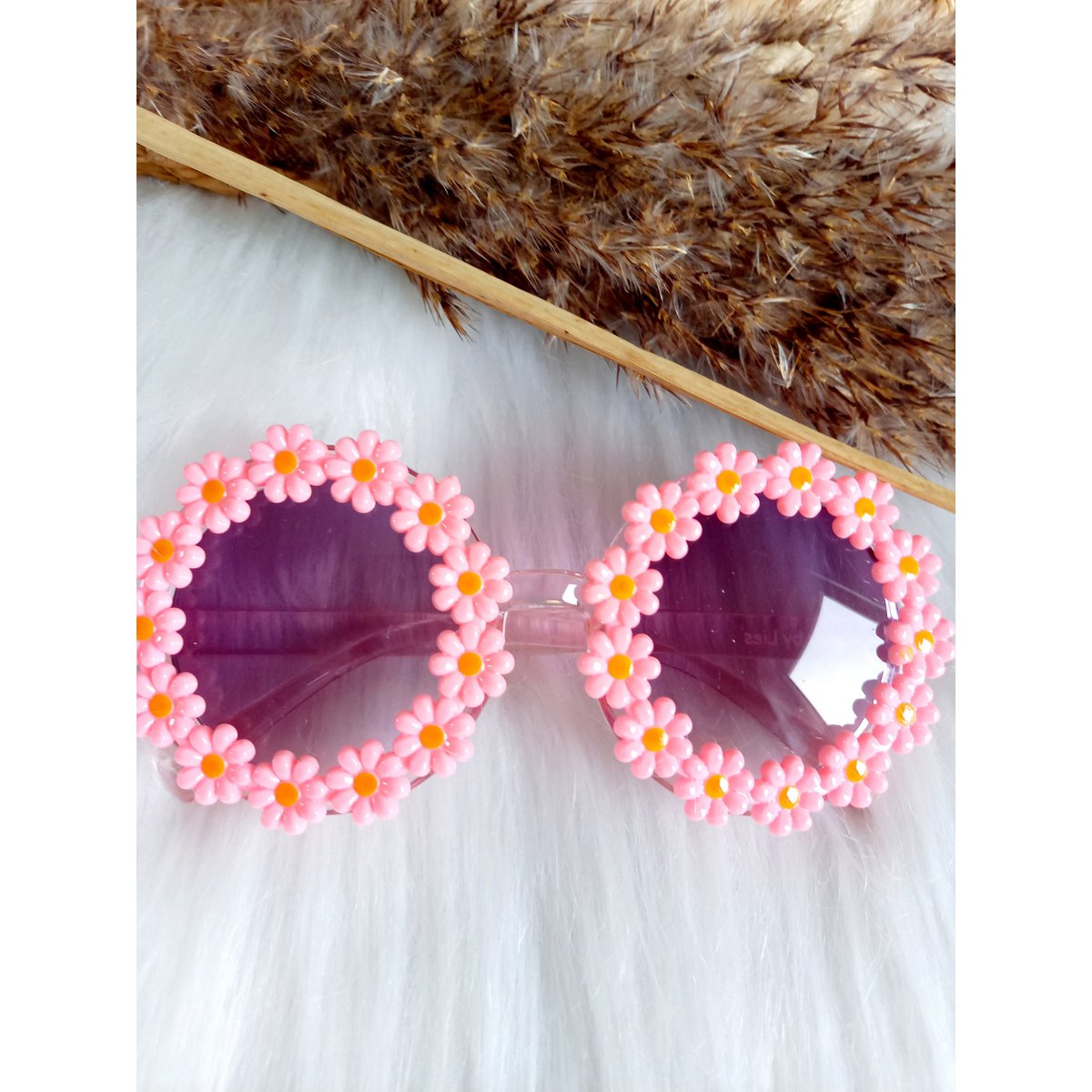 Zonnebril kids Madelief roze | kinderzonnebril